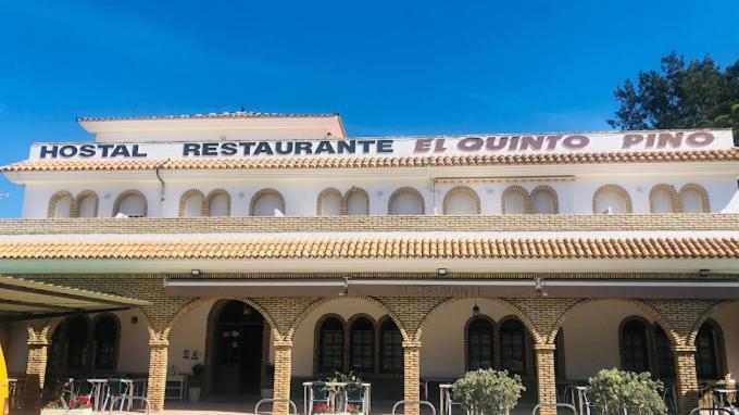 Hostal Quinto Pino Chipiona Esterno foto